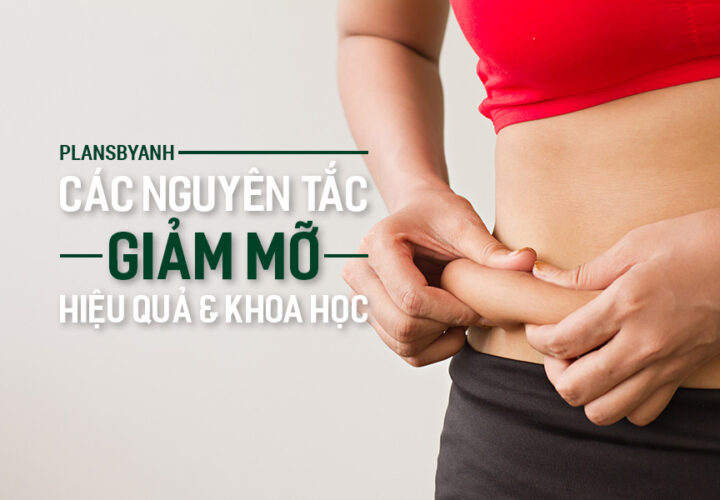 PlansbyAnh: Các nguyên tắc giảm mỡ hiệu quả & khoa học