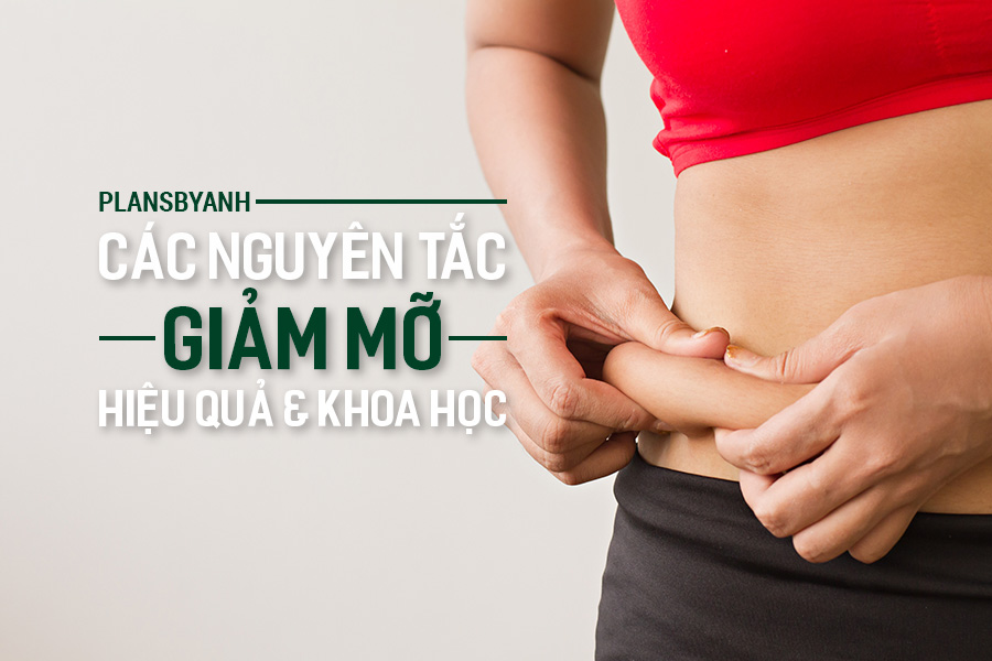 PlansbyAnh: Các nguyên tắc giảm mỡ hiệu quả & khoa học