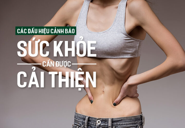 Các dấu hiệu cảnh báo sức khỏe cần được cải thiện.