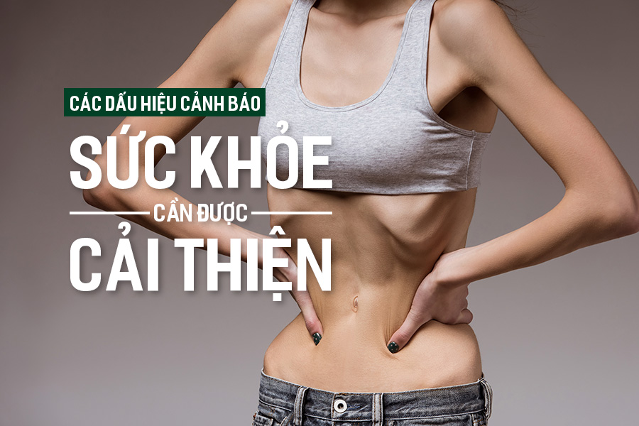 Các dấu hiệu cảnh báo sức khỏe cần được cải thiện.