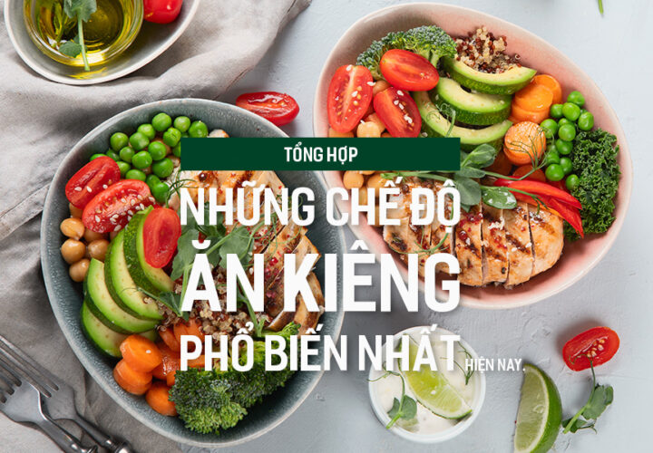 Tổng hợp những chế độ ăn kiêng phổ biến nhất hiện nay.