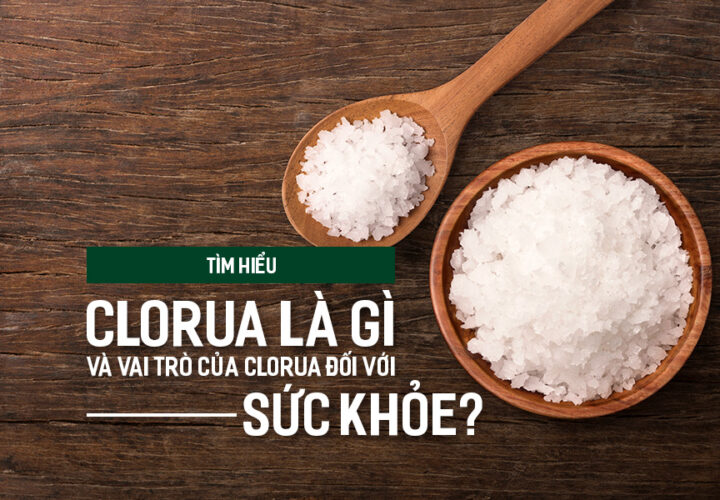 Tìm hiểu Clorua là gì và vai trò của Clorua đối với sức khỏe?