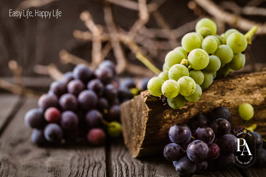 Nho (Grape) nằm trong danh sách tổng hợp các loại trái cây nhiều đường phổ biến hiện nay.