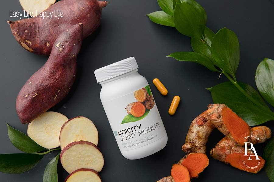 Bộ sản phẩm hỗ trợ xương khớp chính hãng từ Unicity: Joint Mobility, Calcium Magnesium Complex, Omega Life-3 Resolv 05